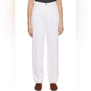Toteme White Tapered Jeans